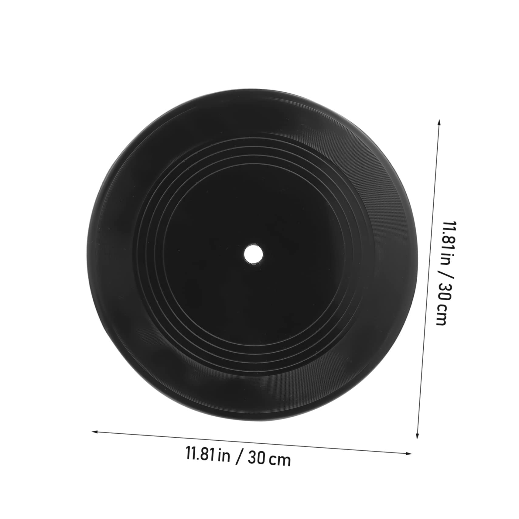 ABOOFAN Decorazioni da Parete Dischi in Vinile Retrò 12 Pezzi | Vinyl Nero, per Interni e Allestimenti, Stile Artistico, Adatto a Pareti Decorative