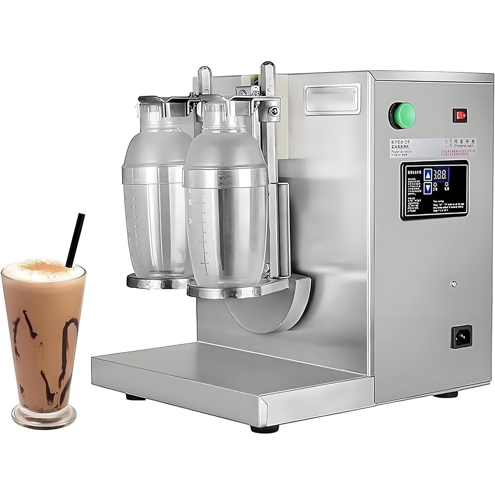 Automatyczna WytrząSarka Do Butelek Z Herbatą Mleczną, WytrząSarka Do Bubble Tea, Spieniacz Do Mleka Ze Stali Nierdzewnej, WytrząSarka Do Herbaty Mlecznej Ze Stali Nierdzewnej