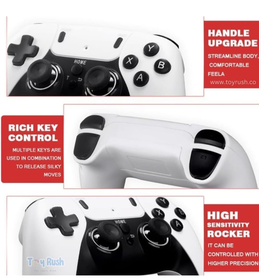 VIKINGS Retro Video Game for Tv Game Stick Console, Nostalgia Game,Plug and Play Video Game Stick Built in 10000+ Games with Dual 2.4G Wireless Controllers (64G) 2 Player Controllers 2