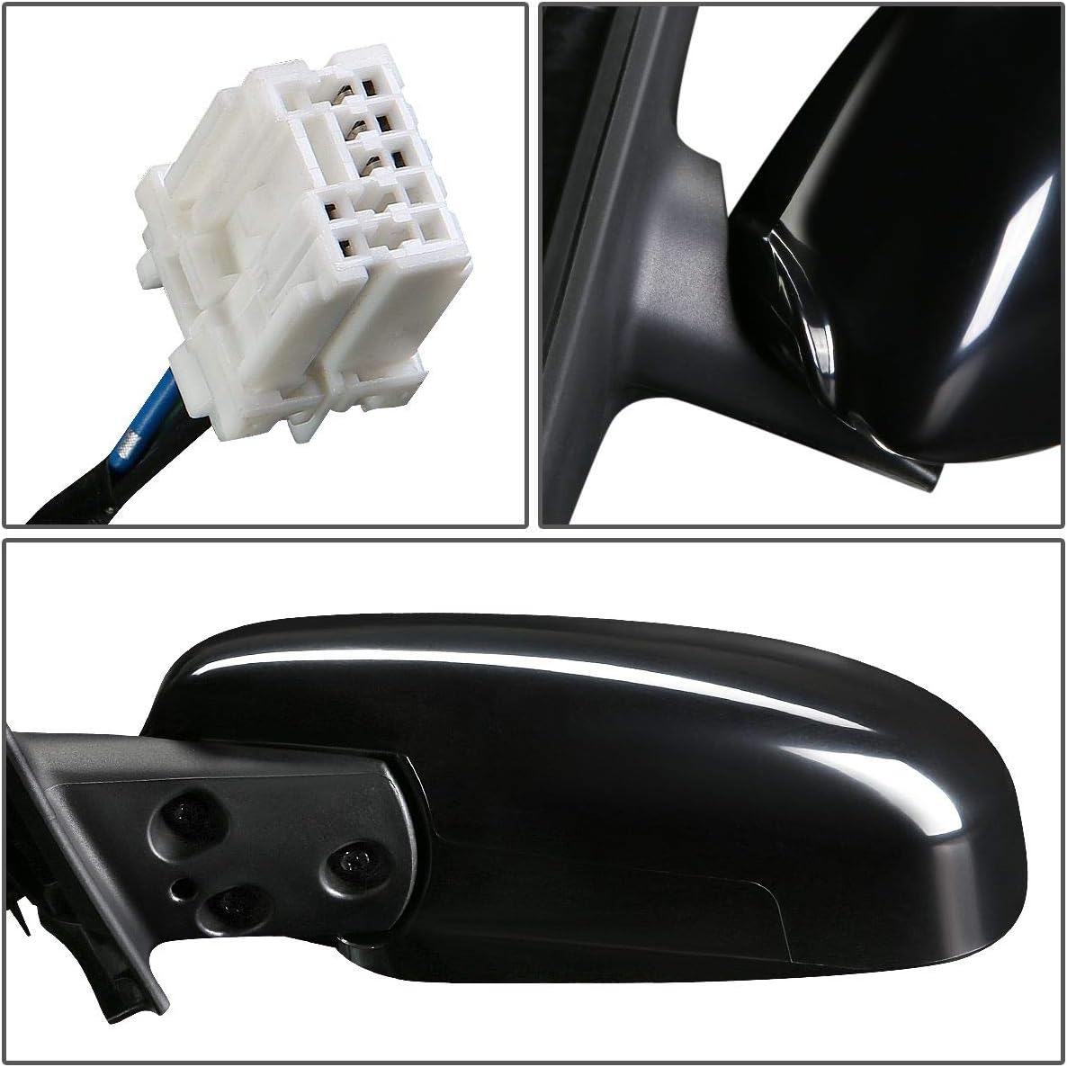 Auto Dynasty IN1320104 OE Style Powered+Heated Driver/Left Side View Door Mirror Compatible with Infiniti G35 Sedan 03-06