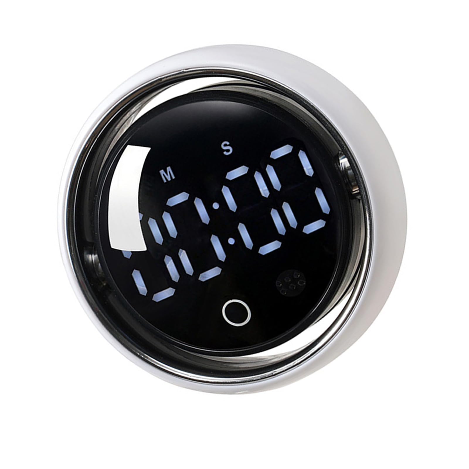 Hangsu Multifunctional Voice Controlled Timer with Strong Magnets Backing LED Screen Rotary Countdowns & Count Up Timer Tool