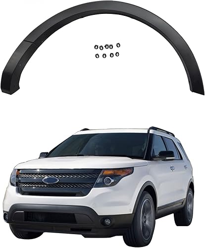 Miniatura 2 de Moldura de rueda trasera para Ford Explorer 2013-2018, utilidad de interceptor de policía Ford Explorer 2011-2019 FO1790114