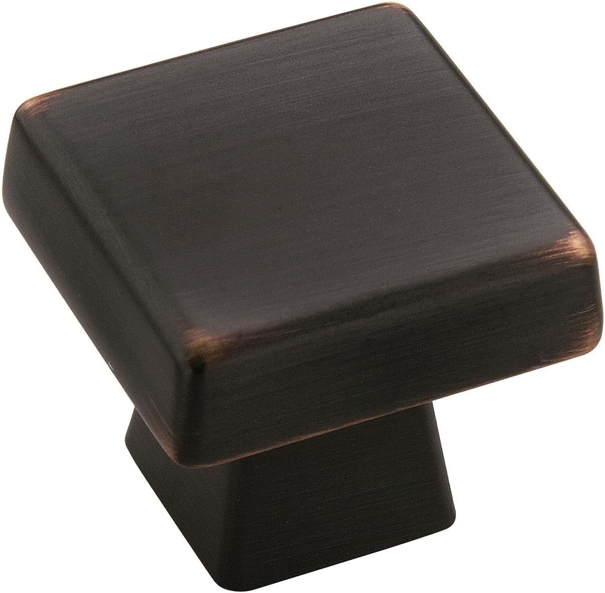 Amerock | Cabinet Knob | Oil Rubbed Bronze | 1-3/16 inch (30 mm) Length | Blackrock | 1 Pack | Drawer Knob | Cabinet Hardware