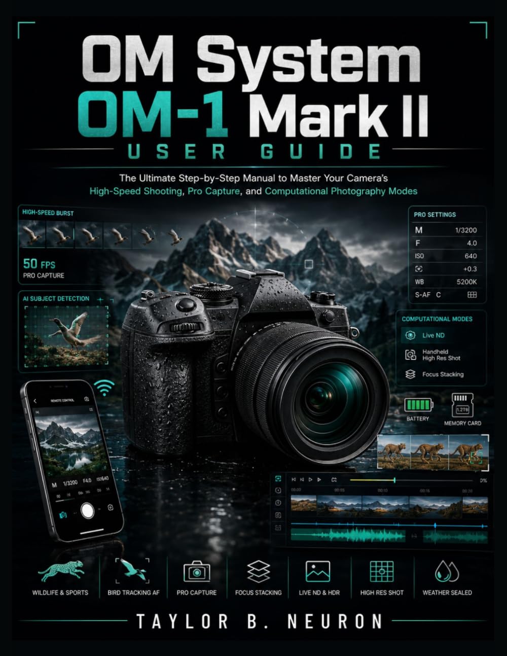 OM System OM-1 Mark II User Guide: The Ultimate Step-by-Step Manual to Master Your Camera’s High-Speed Shooting, Pro Capture, and Computational Photography Modes