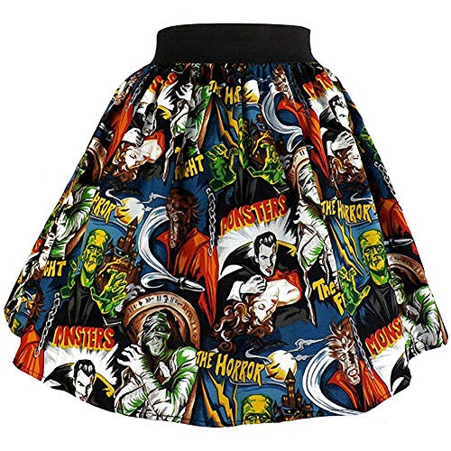 Hemet Women's Perfectly Pleated Monsters Skirt