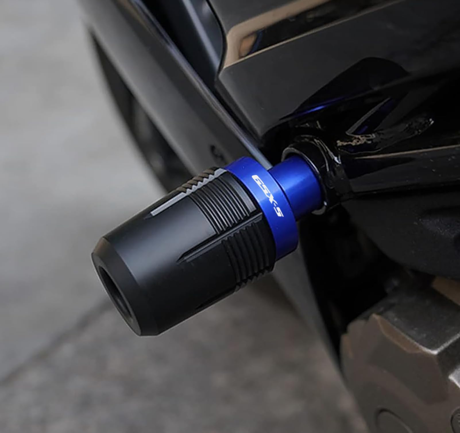 Moto Accessori per Suzuki GSX-S GSX-S750 GSX-S1000 GSXS 750 1000 GSXS750 GSXS1000 Tamponi Paratelaio Protezione del Telaio (Blu)