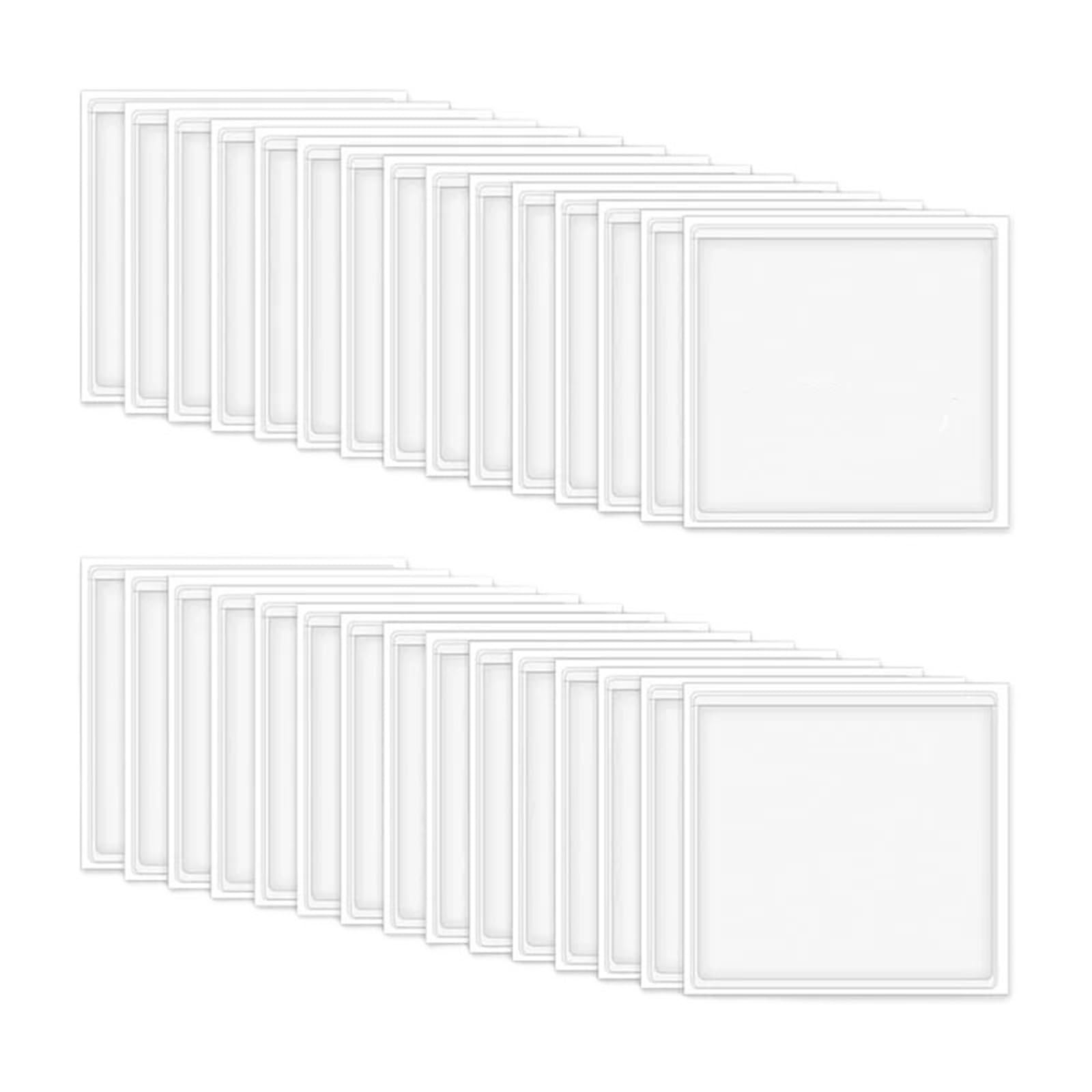 Hzomif 100/200pcs Clear Index Card Pockets - For Organizing & Protecting Note Cards
