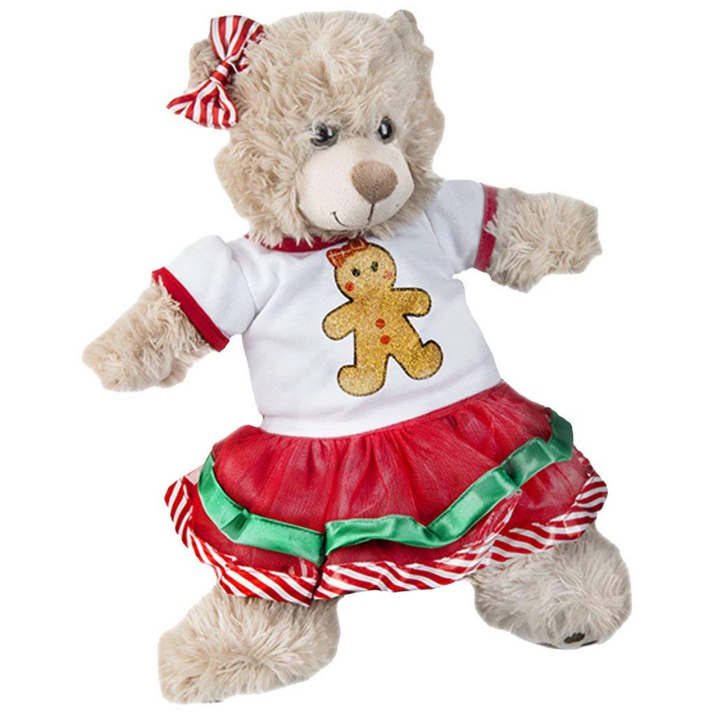 BYO-BFF Stuffed Animals Plush Toy Outfit – Gingerbread Girl Outfit 16”