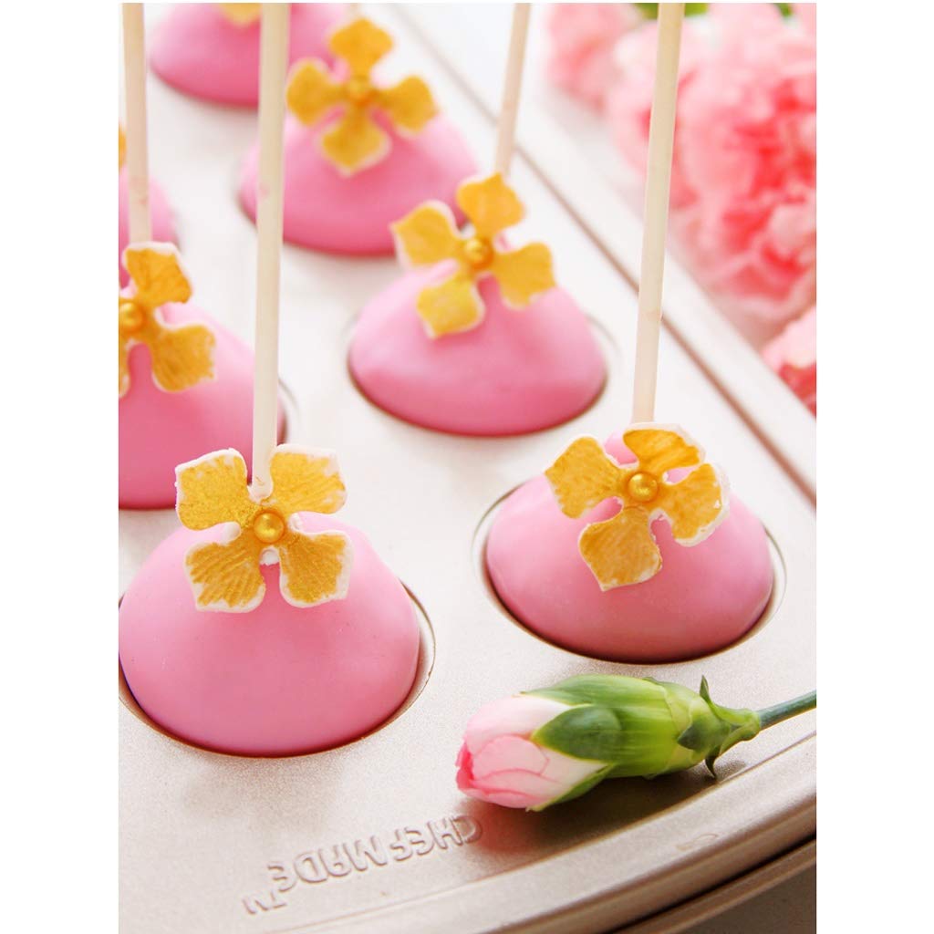 Cake Mold Champagne Gold Non-Stick Okrągły DIY Lollipop Czekoladowy Ciasto Chleb Formy Gospodarstwa Domowa Forma do pieczenia