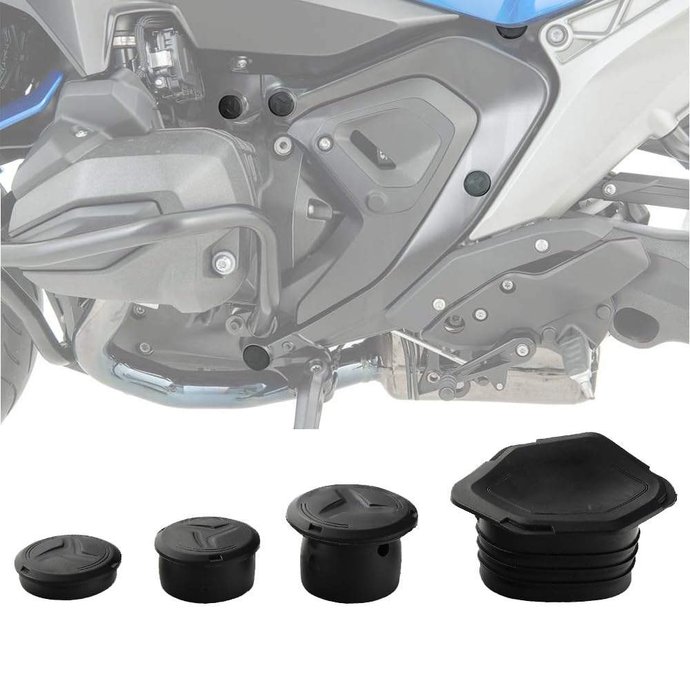 Bouchons pour trous dans le cadre de moto, jeu de bouchons d'extrémité de cadre pour BMW R1300GS R1300 R 1300 GS Adventure R 1300GS 2023 - Accessoires décoratifs