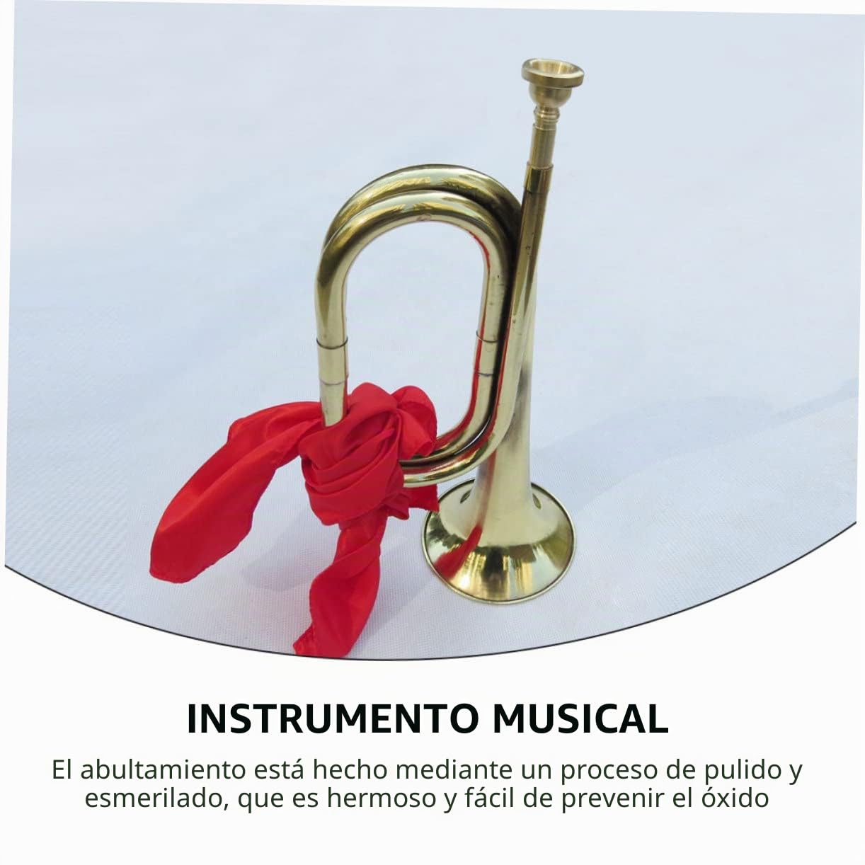 ibasenice Trompeta De Aleación Compacta Para Entrenamiento Musical, Corneta Portátil Para Principiantes y Músicos De Todas Las Edades