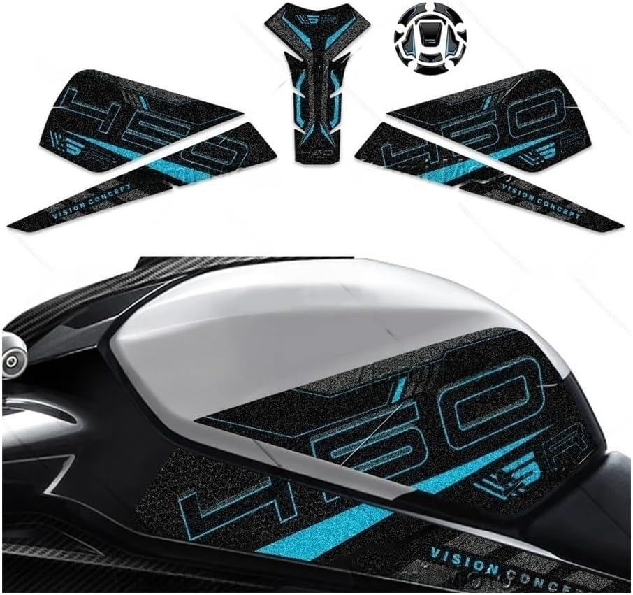 Motorcycle Tank Protector Motorcycle Tank Pad Stickers Anti-Slip Gas Protector Decals Kit Accessories Waterproof For CFMOTO 450SR 450 SR