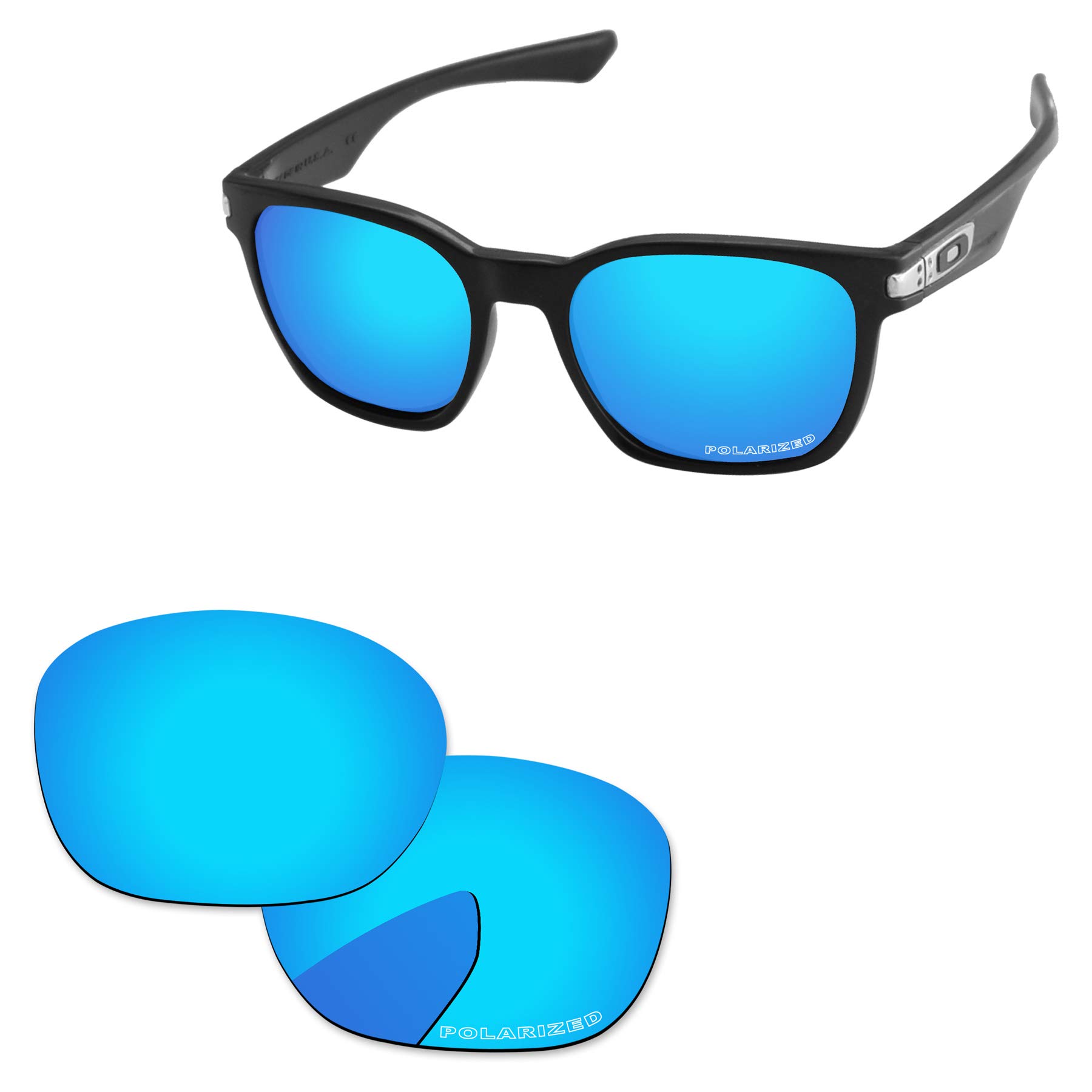 PapaViva Replacement Lenses for Oakley Garage Rock Ice Blue - Polarized