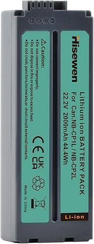 Miniatura 6 de Hisewen NB-CP2L - Batería y cargador para Canon NB-CP1L NB-CP2L SELPHY CP100 CP200 CP220 CP300 CP330 CP400 CP510 CP600 CP710 CP730 CP770 CP780 CP790