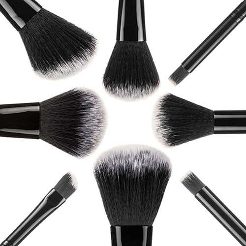 Miniatura 4 de Brochas de maquillaje, 32 piezas de brochas de maquillaje sintéticas de alta calidad profesional con bolsa de cosméticos, brocha de mezcla de base