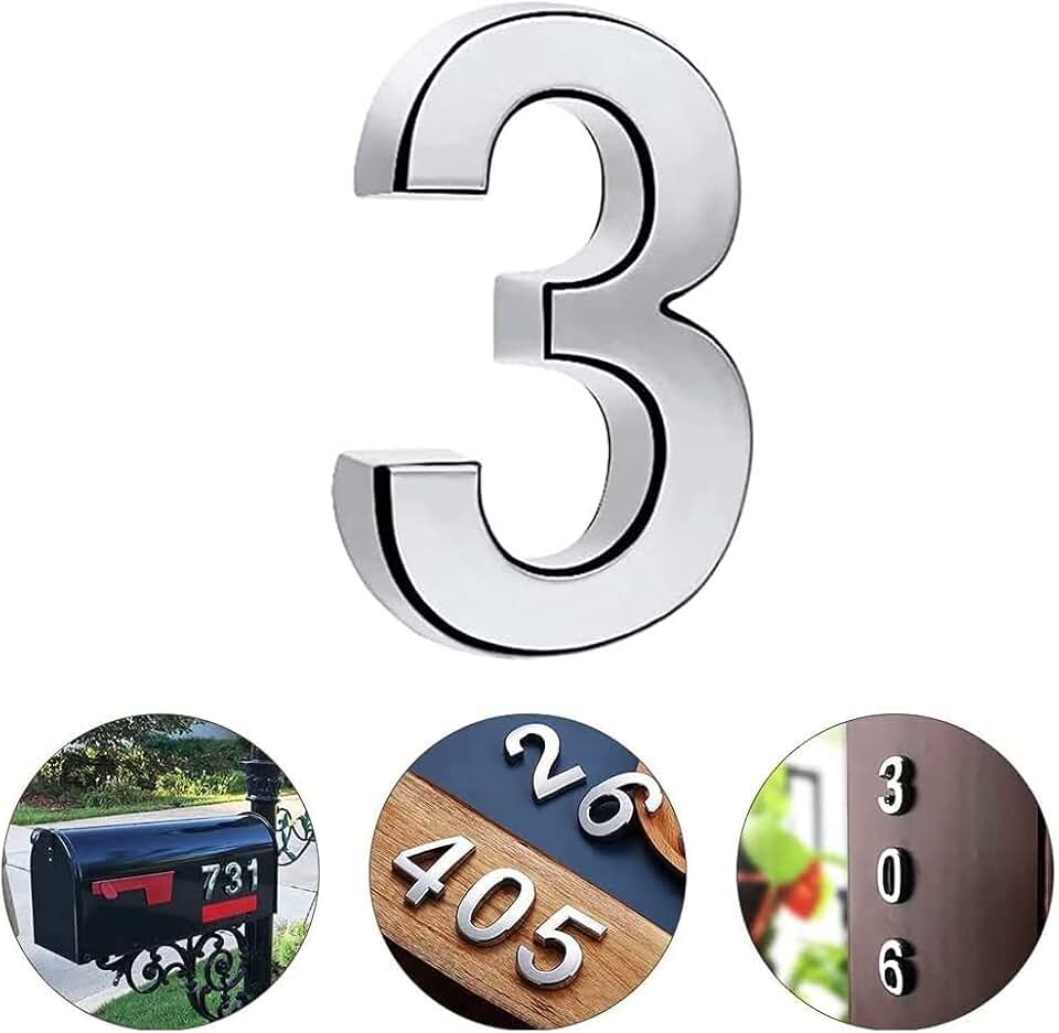 Amazon.co.uk self adhesive house numbers