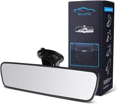Rear View Mirror Universal Interior Rearview Mirror with Suction Cup for Car Truck SUV 9.5240mm