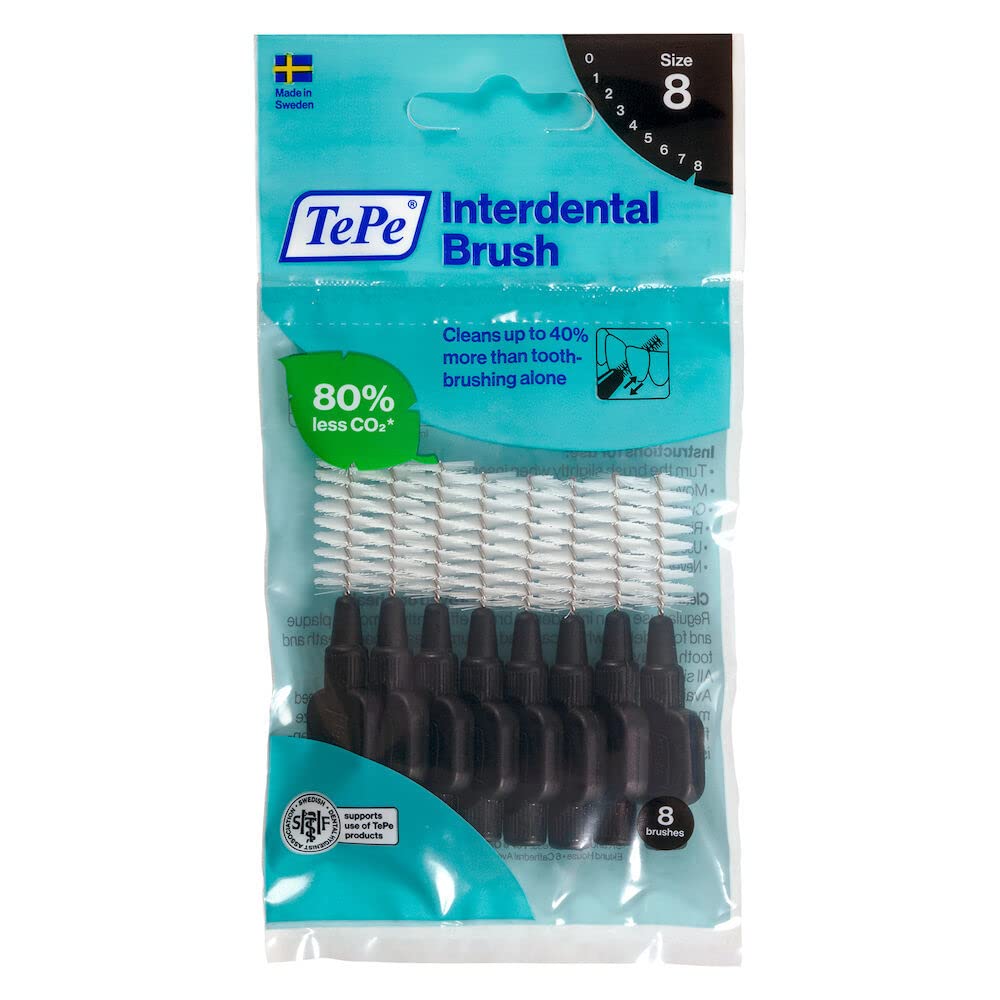 TEPE 1.5 MM - SİYAH Diş Arayüz Fırçası (1x 8 Adet)