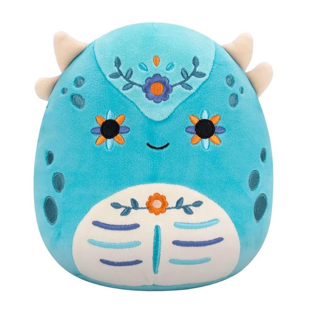 Squishmallows Janicza the Ankylosaurus Teal Day of the Dead 20cm