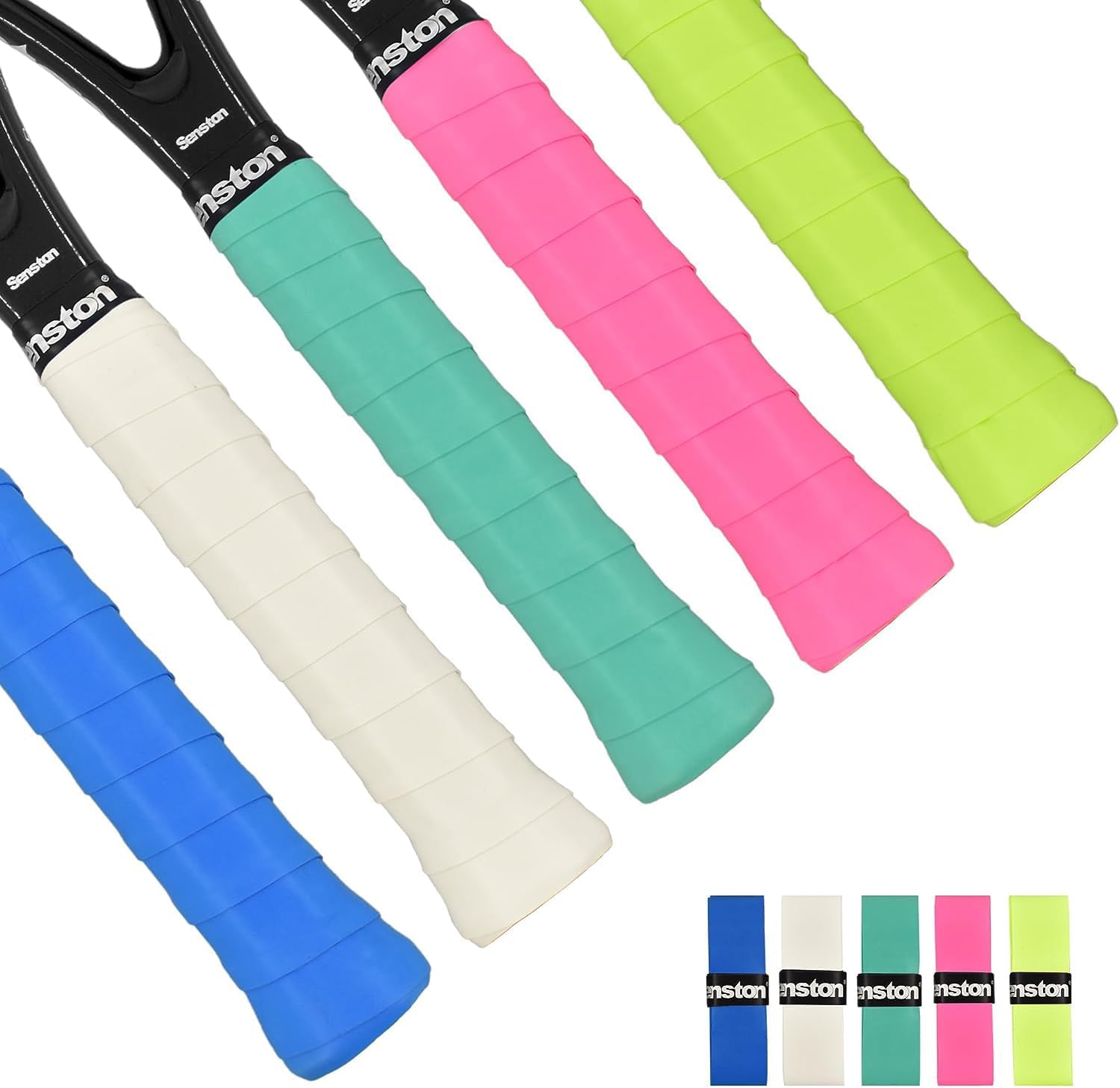 New Racket Grip Anti Slip Perforated Super Absorbent Tennis Overgrip Badminton Overgrip Pickleball Overgrip, ZZ583-GripTape