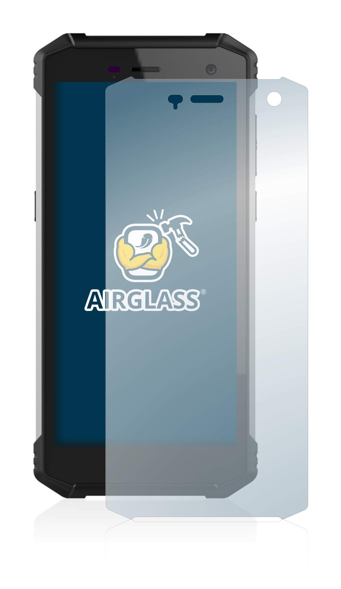 Brotect AirGlass Pellicola In Vetro Ibrido Per Orange Nura 2 – Protezione Schermo 9H, Anti-impronta, Made In Germany