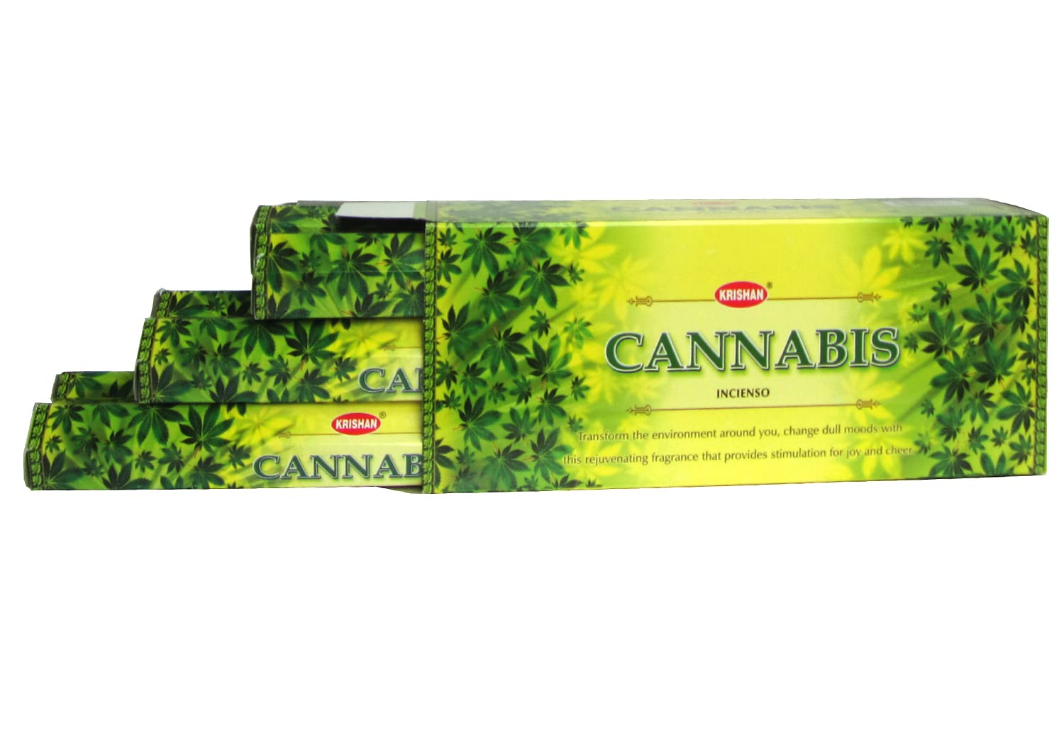 Fenny's Creations Incense Sticks Indian Hand Rolled Aromatherapy 240 Joss Sticks Relaxing Stress Aromatherapy Relief Meditation Yoga Refreshing Sensuality (Cannabis)