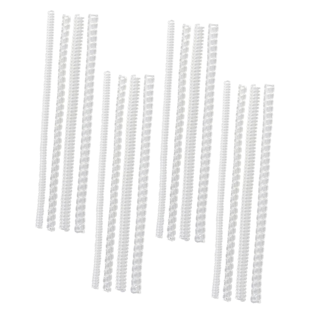 Tofficu Adjustable Spring Ring Size Adjuster 16pcs Invisible Ring Guard for Jewelry Tightener