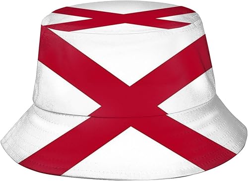 Sombrero de pescador de bandera de estado divertido de moda para mujeres y hombres, sombreros de bandera lindos de verano, sol y playa, gorra de