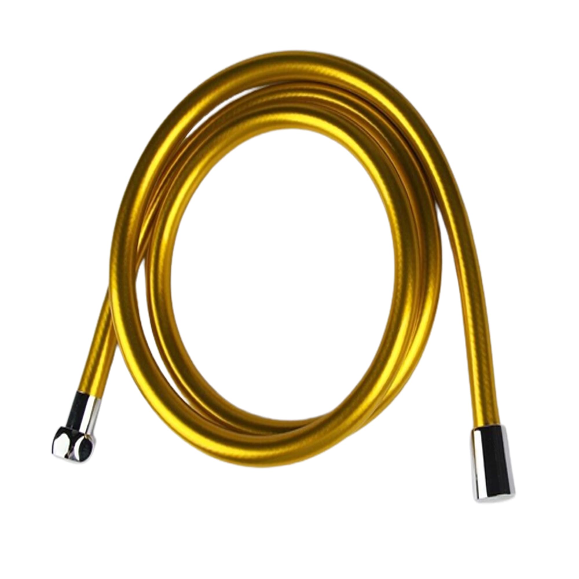 Ara Choice Women's Matte Gold Shower Hose Bathroom Flexible Pvc Explosion-Proof Pipe Hoses Anti-Kink Handheld Hose Five Layers Thicken Sprayer Hose Bathroom Handheld Connect (1.5M)
