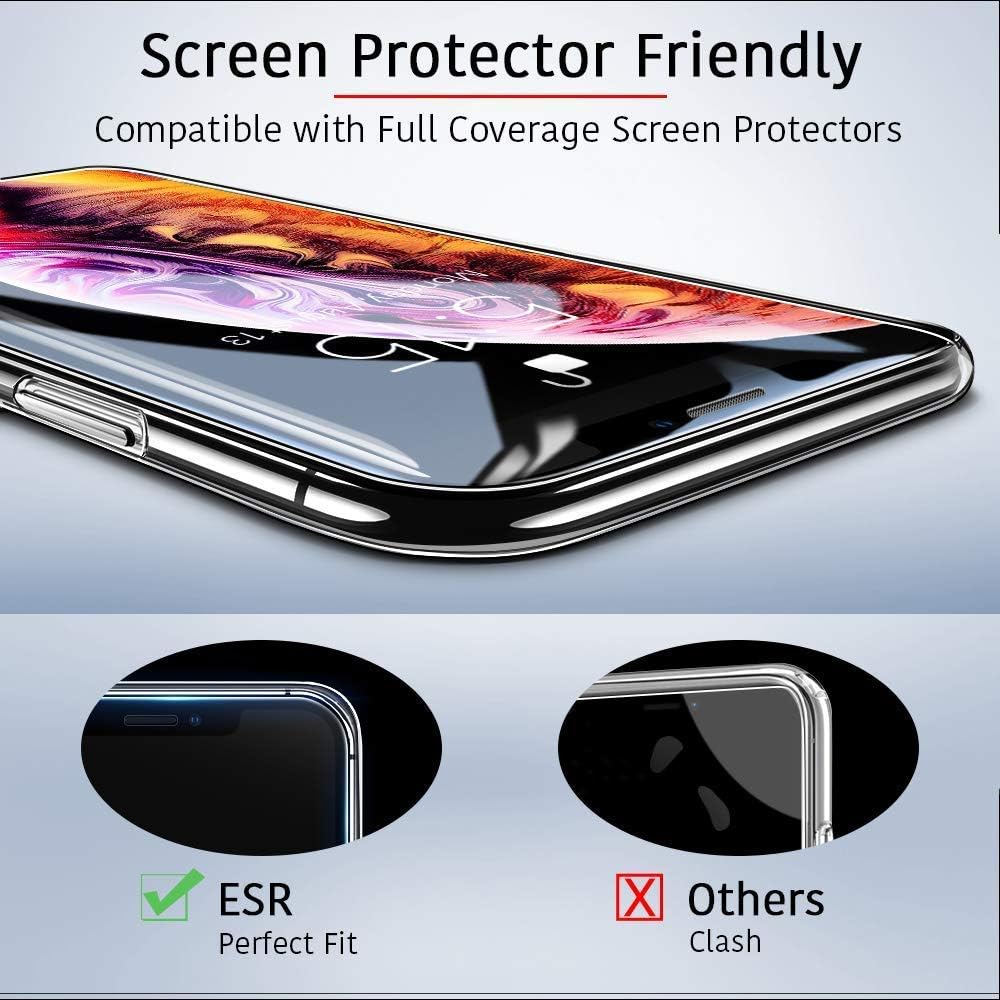 ESR Slim Clear Soft TPU Case for iPhone Xs/iPhone X, Soft Flexible Cover Compatible for 5.8 inch(2017 & 2018 Release)(Jelly Clear)