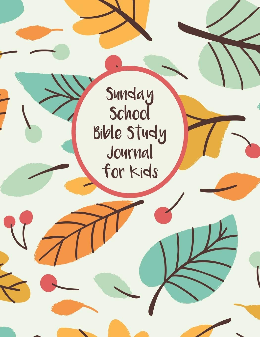 Sunday School Bible Study Journal For Kids: Christian Scripture Notebook with Guided Prompts