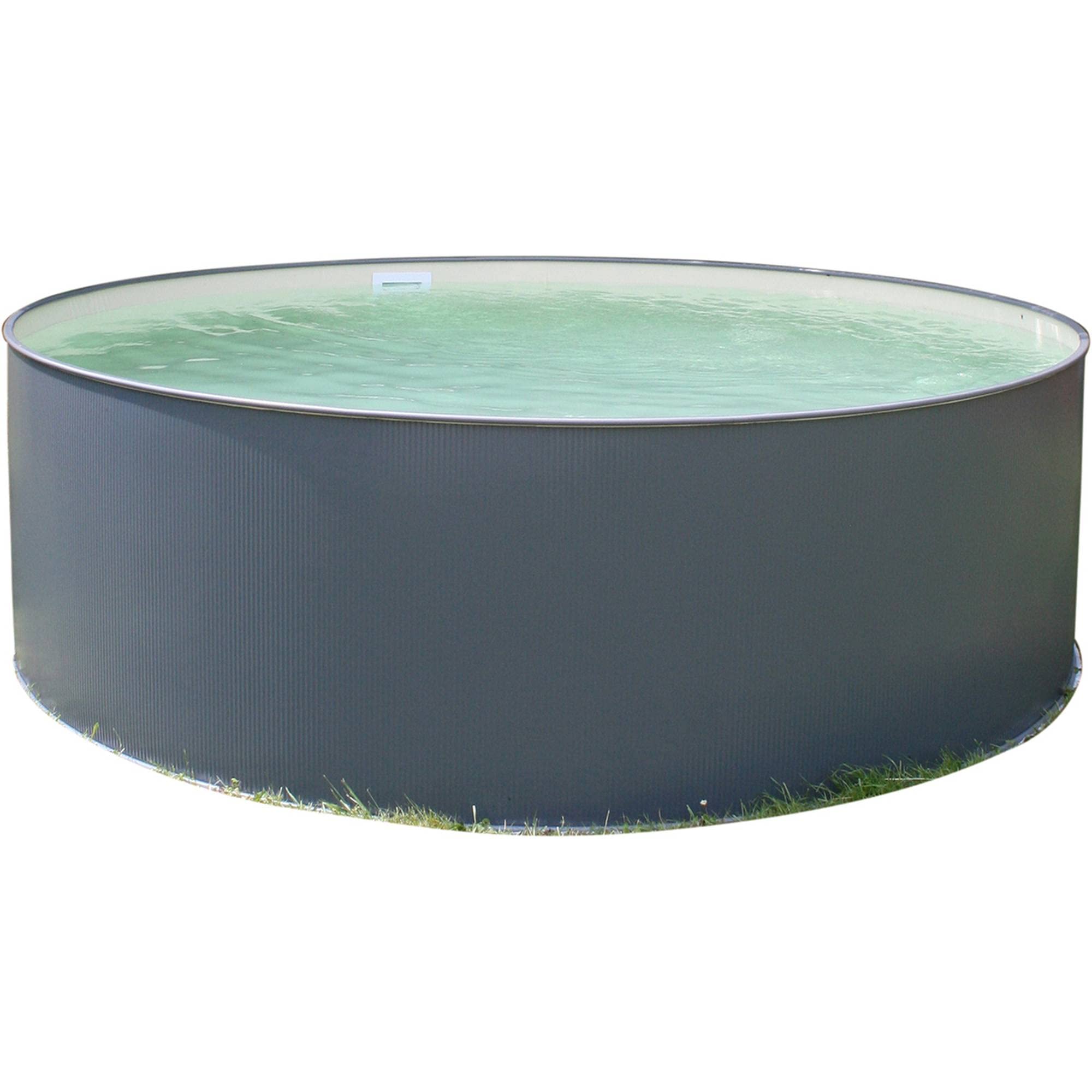 Pool Handlauf/Bodenschiene Rundbecken, Q1, grau