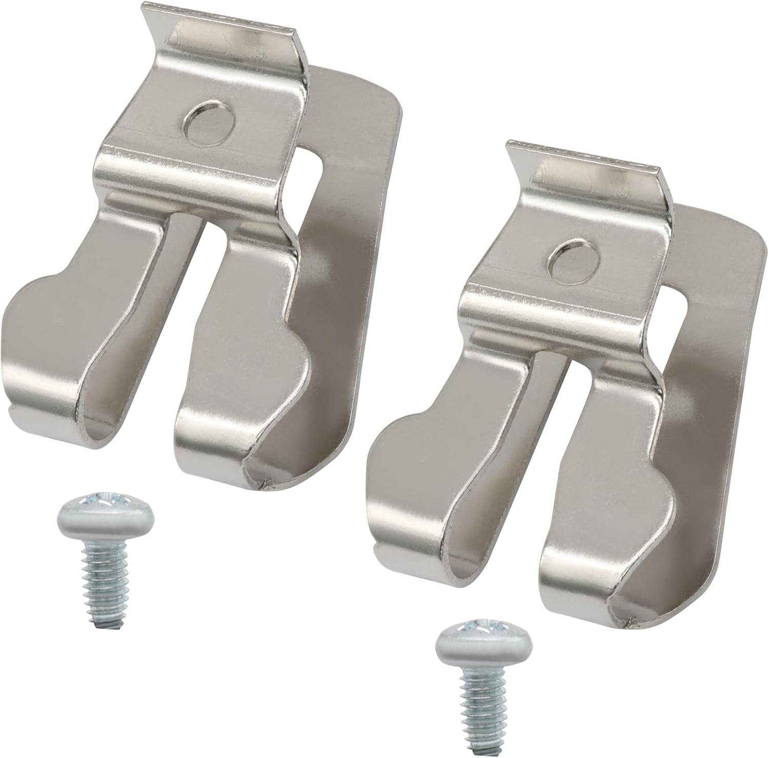 2Pcs Belt Clip Compatible with Ryobi, Ridgid 18 Volt Tools, 633586002 636181001 Belt Hook with Screw Replacement Drill Clip