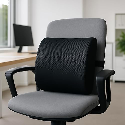 Miniatura 3 de Cojín de asiento para ciática, coxis, coxis, dolor de espalda y soporte lumbar, paquete combinado de cojín mejorado