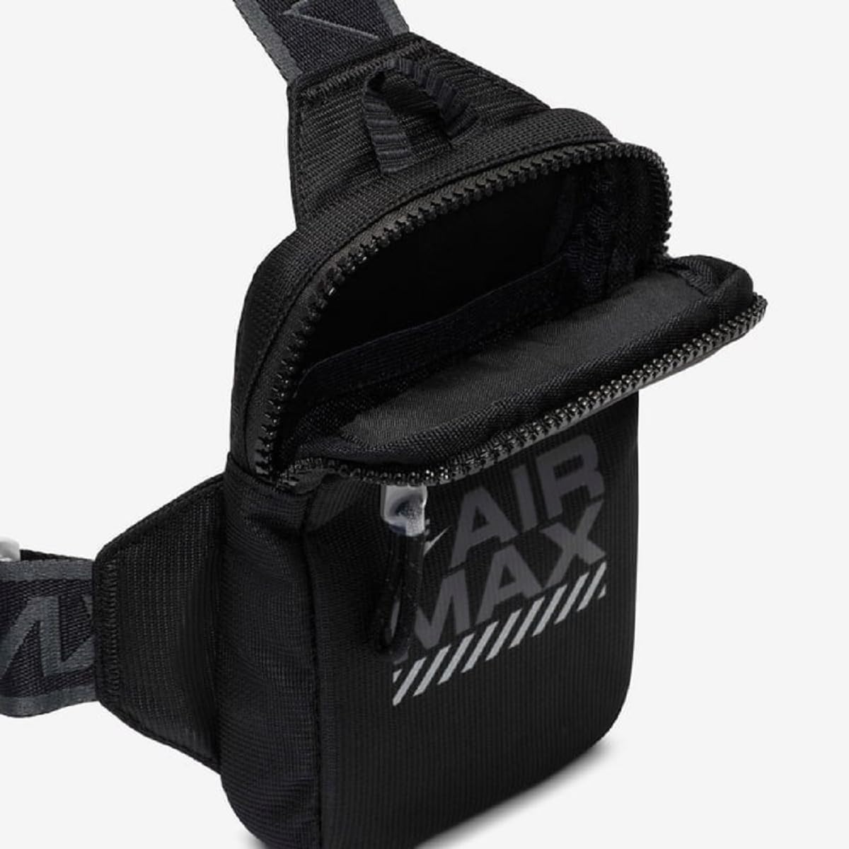 Nike Herren NSW ESS-AIRMAX Crossbody-Taschen, Schwarz/Schwarz/(reflektierendes SLVR)