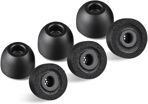 AZLA Foamax Standard M/ML/L, Foam Earbud Tips, Memory Foam Earbud Tips for Wireless Headphones, Noise Canceling Earbuds Replacement Tips Compatible with Sony, Beats, Samsung, Skullcandy