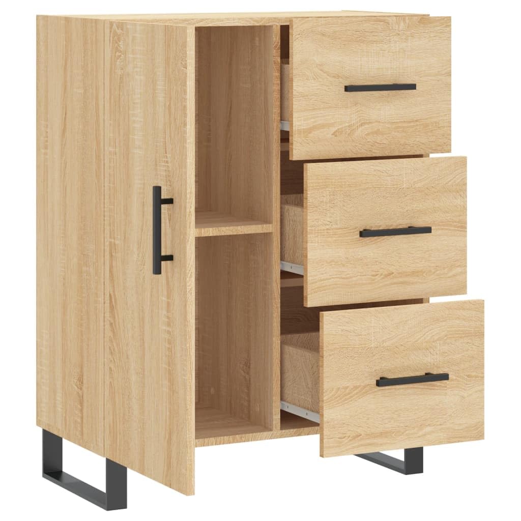 Générique Buffet chêne Sonoma 69,5x34x90 cm Bois d'ingénierie,Meubles,Armoires & Meubles de Rangement,Buffets & bahuts,827943