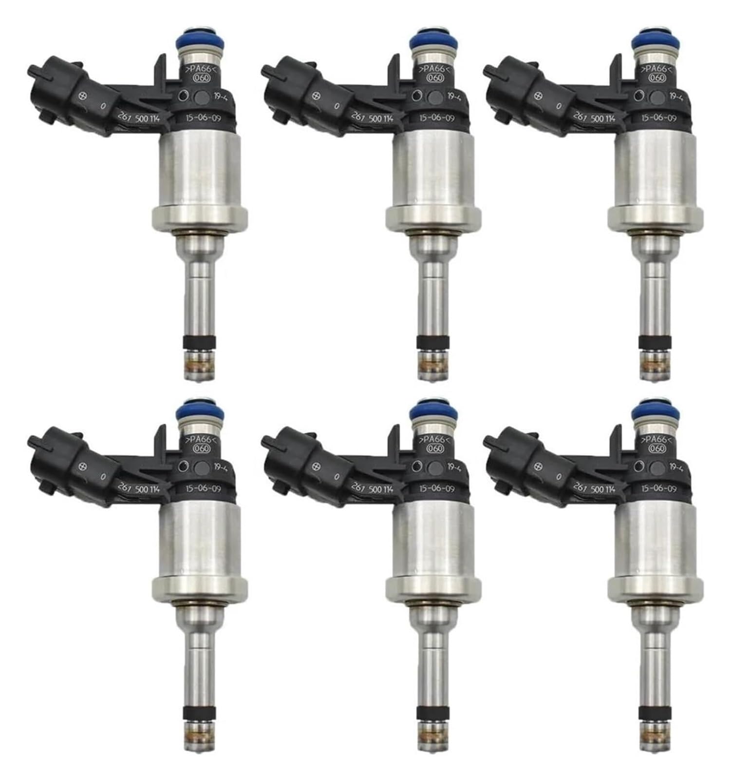 Qwqwfa One Color Petrol Fuel Injector For Cadillac For Cts For Sts 2008 2009 2010 2011 3.6L V6 12638530 12632255 0261500056 6Pcs 12611545 Fuel Injector