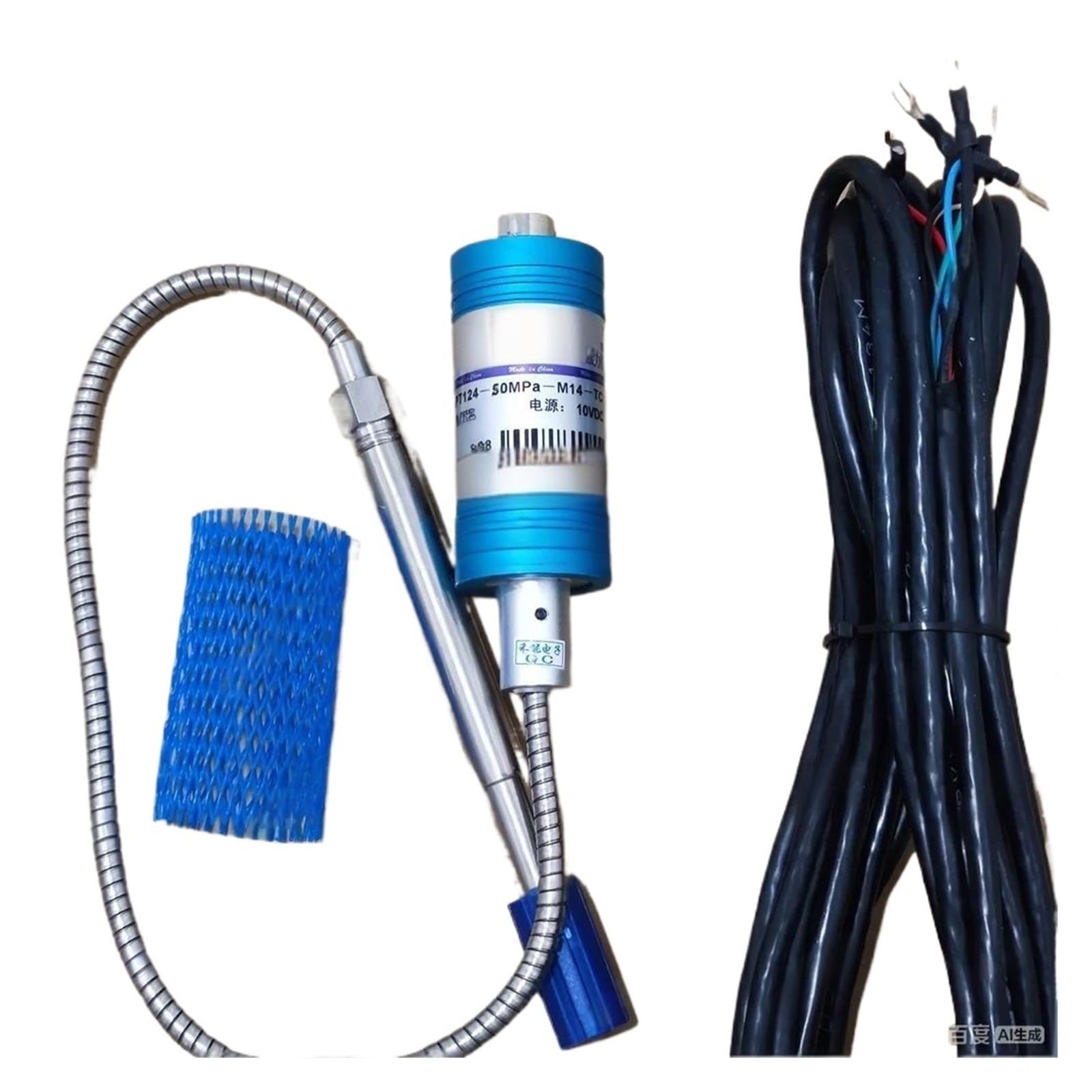 BFSYDLUJ PT124-50MPA 15MPa 25MPa 35MPa 60MPa 80MPa High Temperature Melt Pressure Sensor 2mV/V M14 M22(PT124-50MPa-M14)