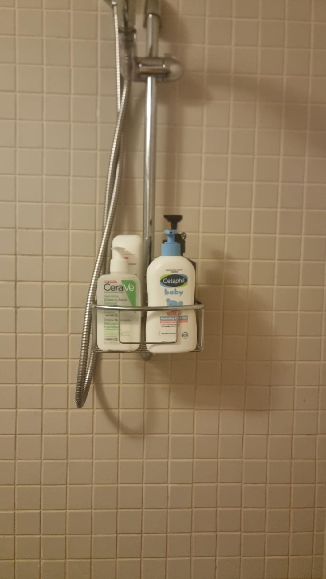 Shower Riser Caddy Frafuo Shower Pole Caddy for Shower-6 Size Riser Ring NO Drilling ...