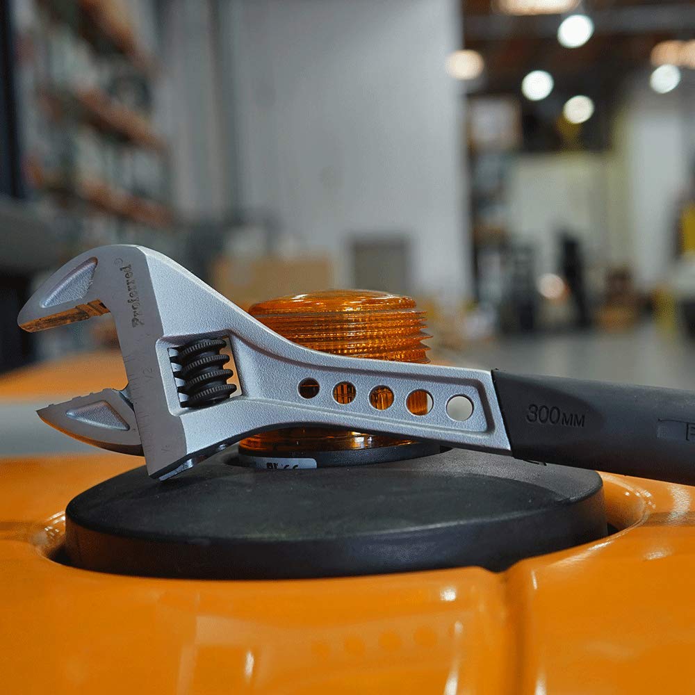 Proferred T06005 Tiger Paw Adjustable Wrench with Padded Handle, Matt, 12