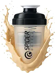 Coqueteleira Shaker 500 mL Premium com Mola Inox Mistura Perfeita, Livre de BPA, Tampa Hermética, Design Antivazamento para Whey, Pré-Treino e Suplementos. (Preto)