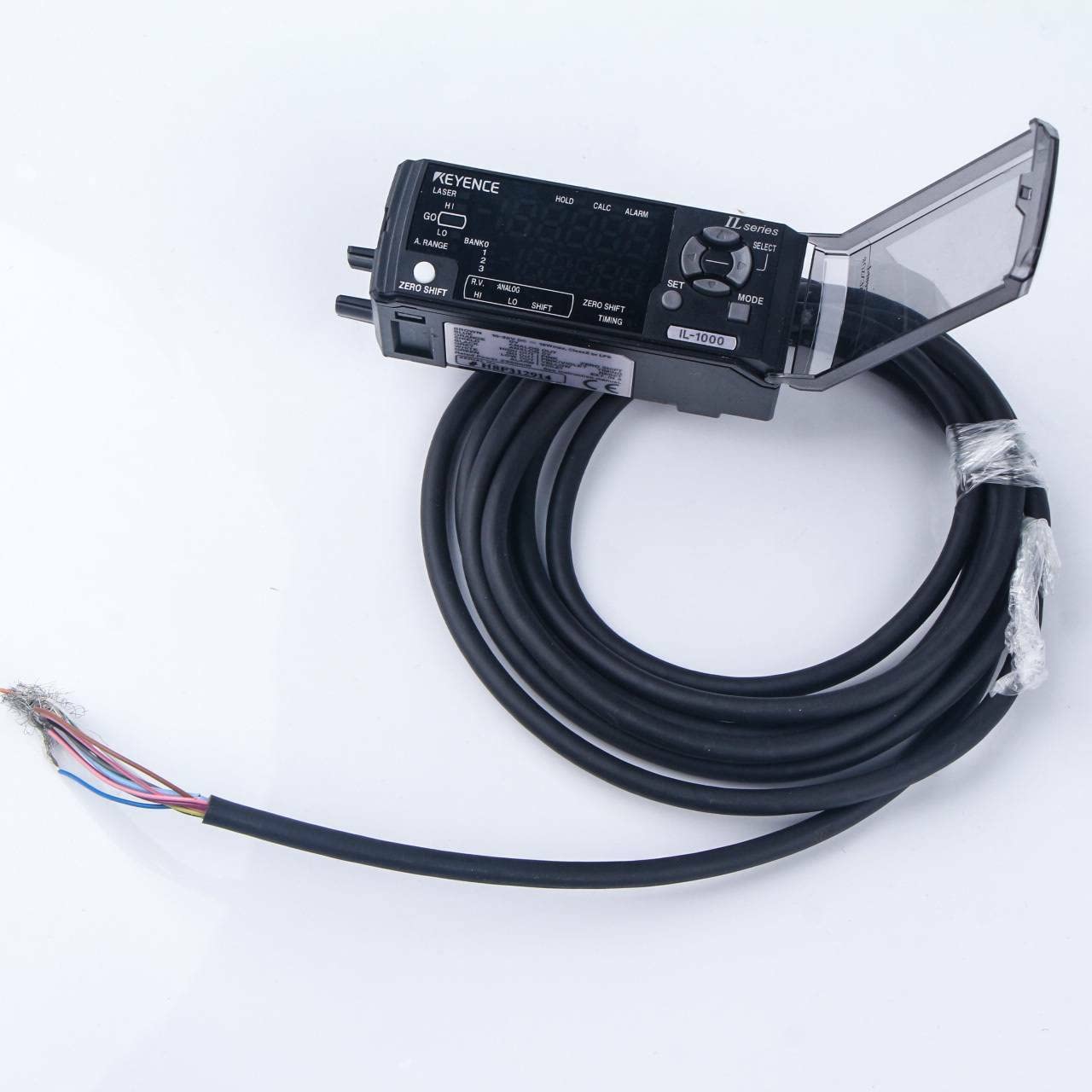 KEYENCE IL-1000 Laser Amplifier with protective cover opened