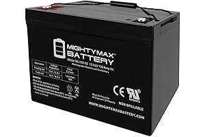 Mighty Max Battery ML100-12: An Exceptional 12V AGM 100AH Battery with Internal Thread Terminal