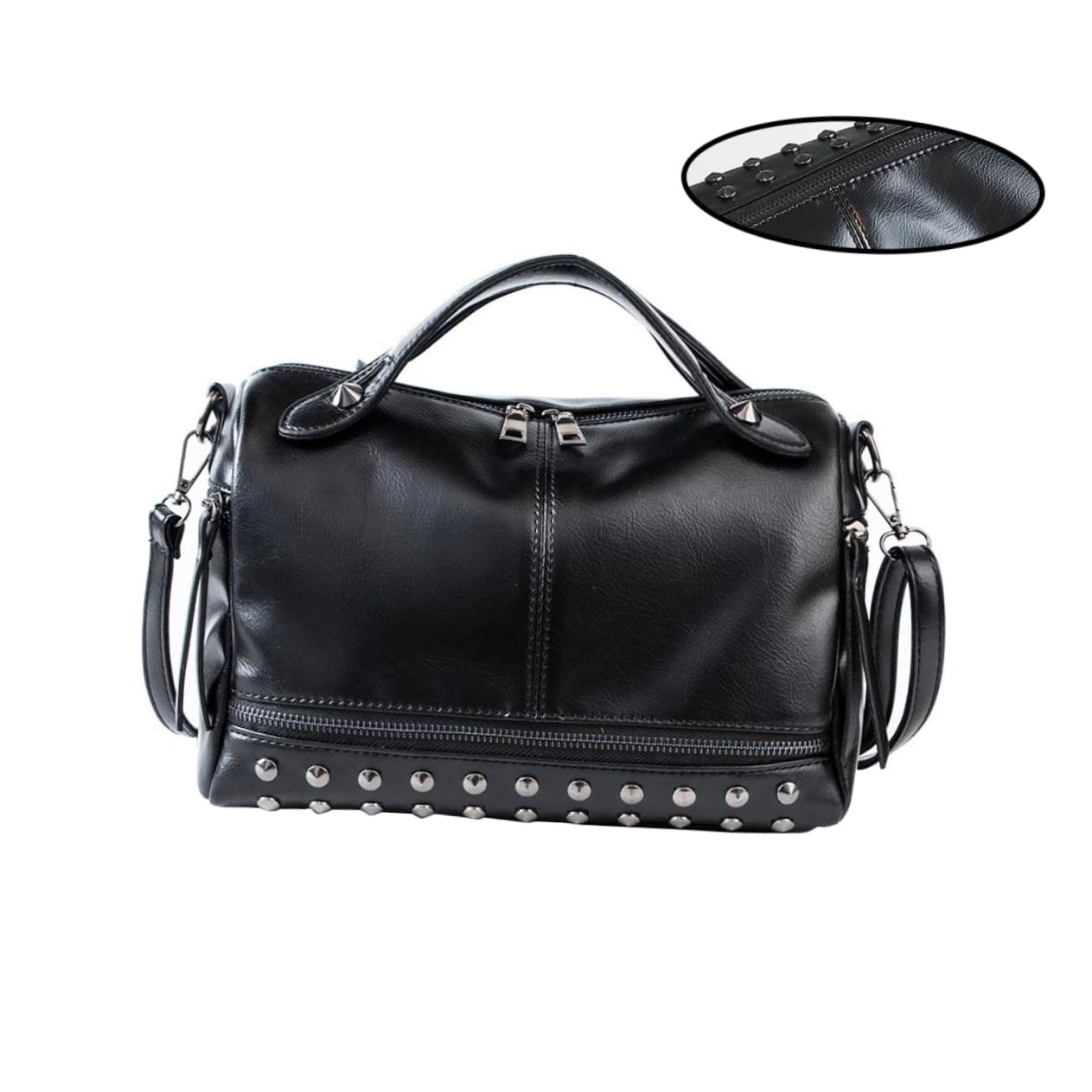 Bandolera Bolso De Hombro Para Mujer Bolso Bolsa De Almacenamiento De Las Mujeres Bolso De Mano Bolsos De Mano Para Mujer Cartera Bolsos De Hombro Para Mujer Black