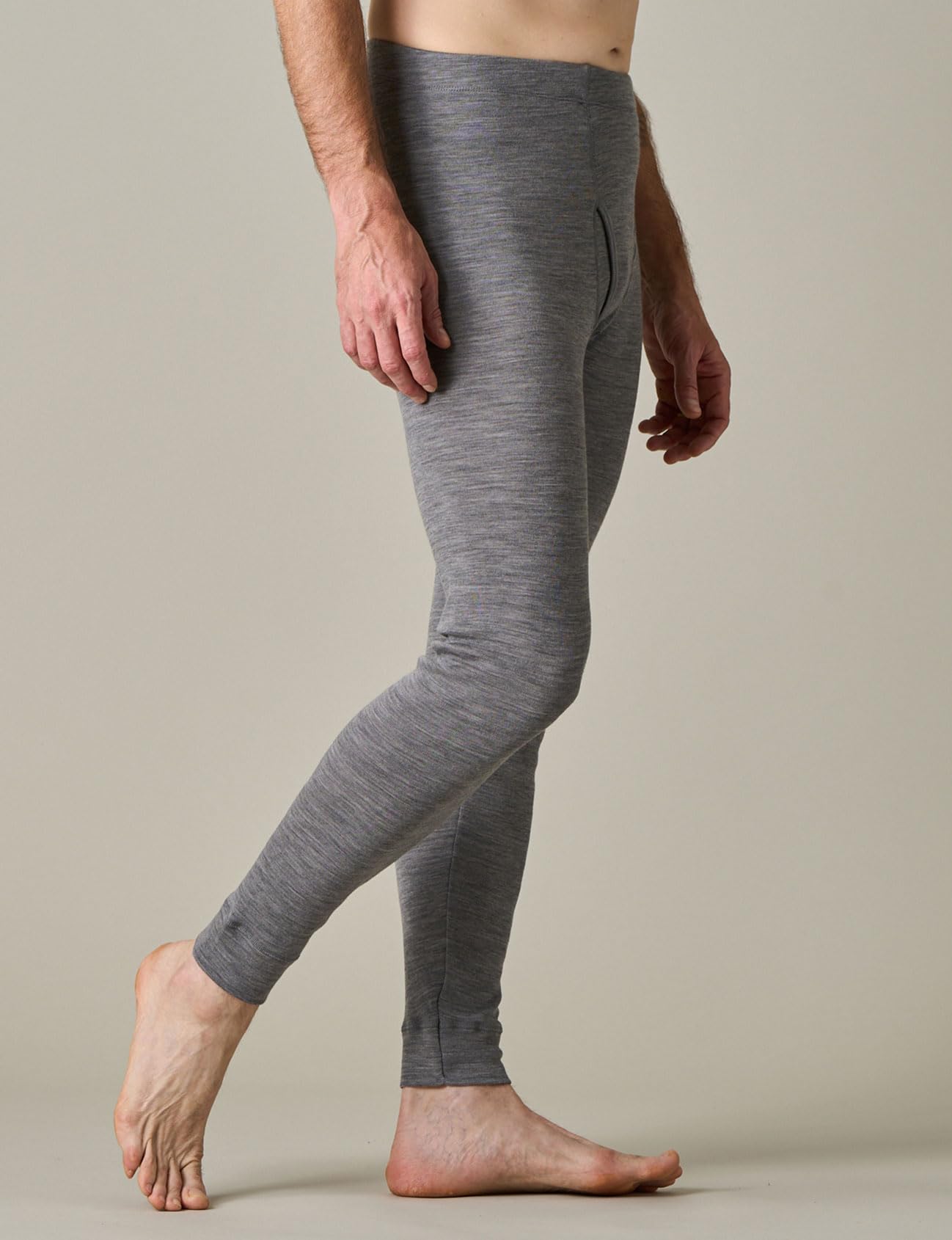 LAPASA 100% Lana Merino Calzamaglia Termica Lunghi Peso Medio Pesanti M30 M68 - Abbigliamento Termico Leggings Invernali Trekking Running Montagna Sci Snowboard