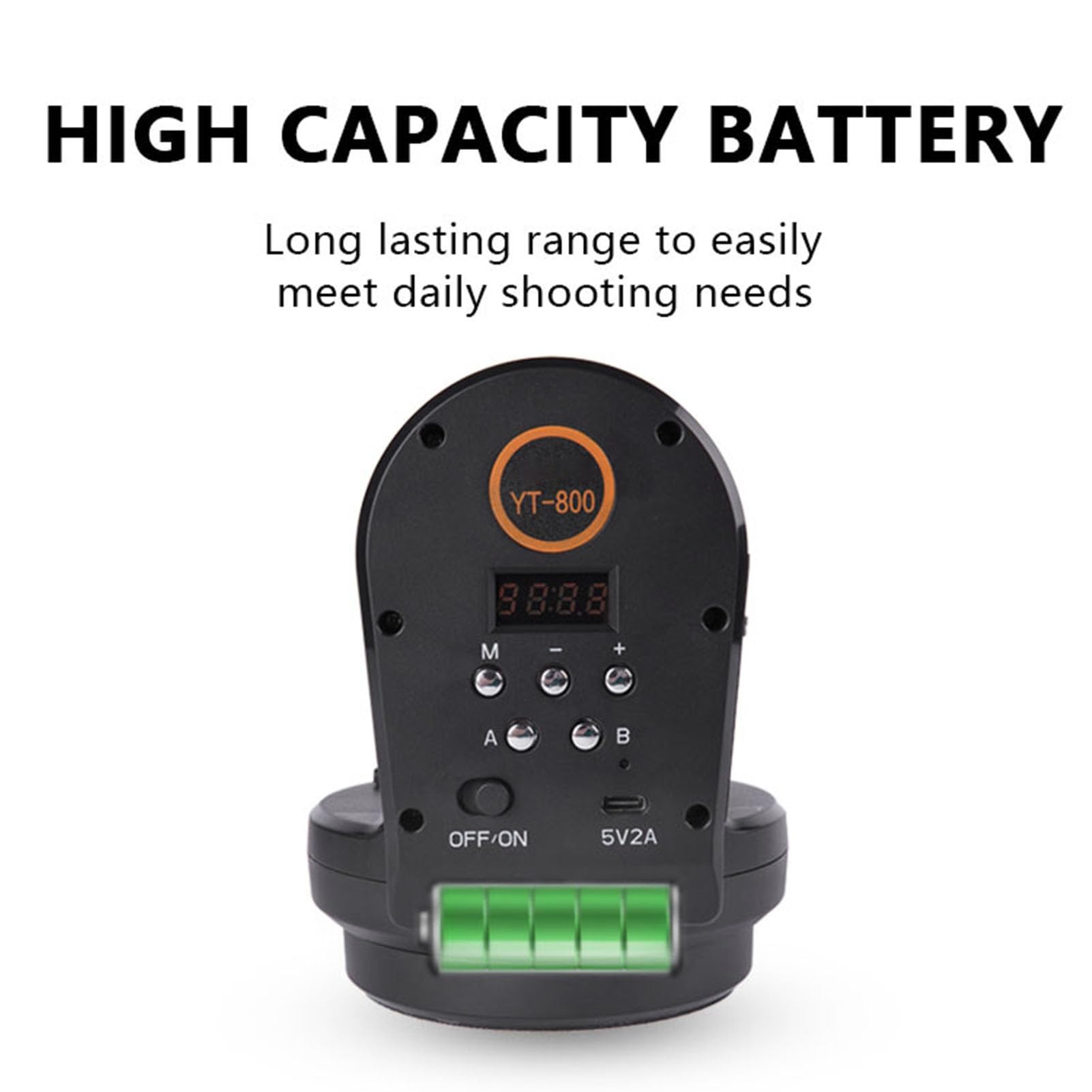 Cabezal de Trípode Motorizado, Cabezal Panorámico Panorámico Motorizado Inalámbrico de 2,4G para Teléfono Inteligente, Soporte de Cámara Motorizado con Carga de 1Kg