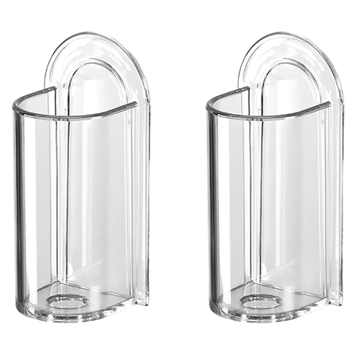 UDSKNV[KSL Space Saving Wall Mounted Non Perforated Electric Toothbrush Holder Base Bathroom Accessory
