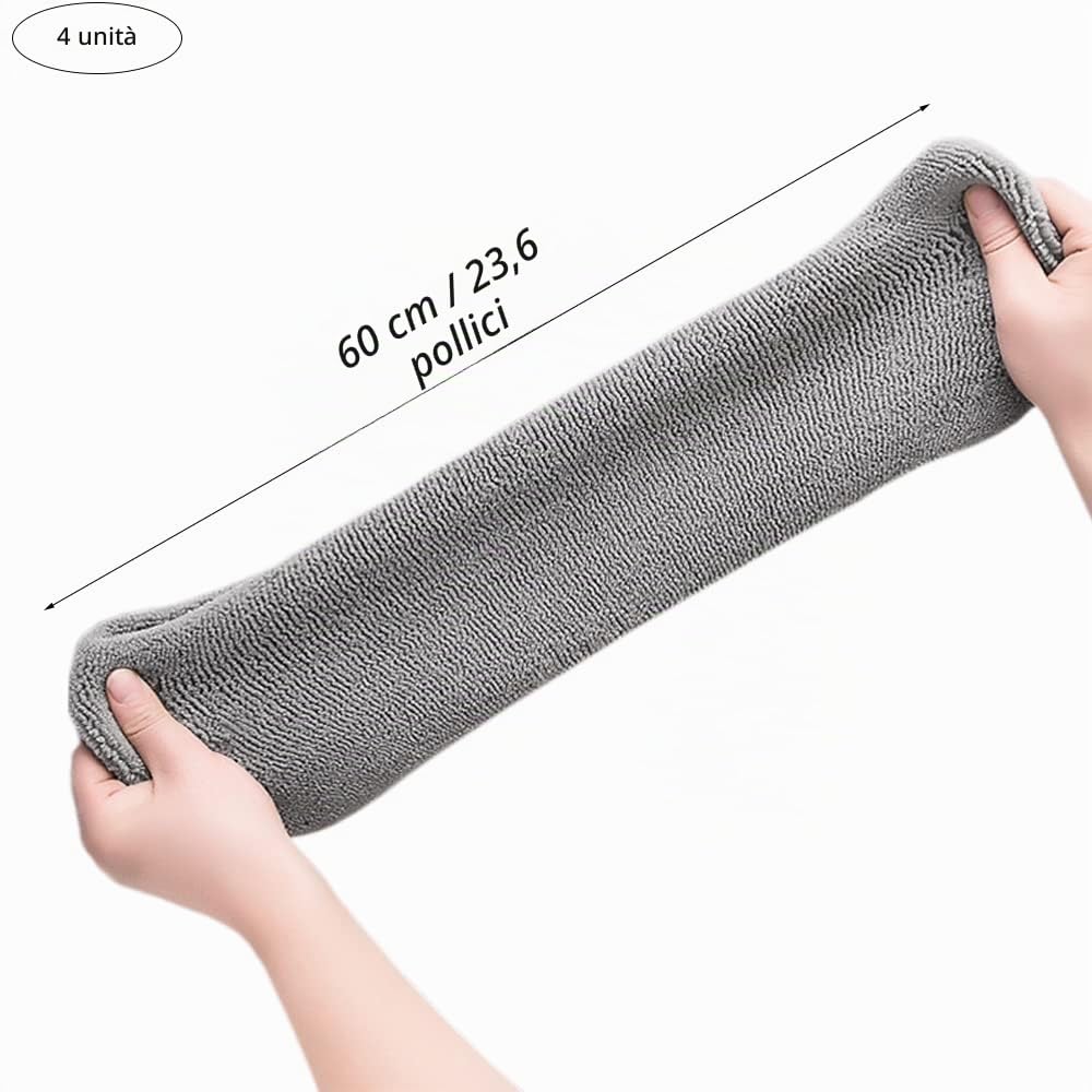 4 Pezzi Cuscino WC Universale, Cuscino per Sedile WC, Copriwater in Tessuto, Copriwater Tappetino, con Anello di Fissaggio, Spessa e Morbida, Estensibili, Lavabile, per la Maggior Parte dei WC