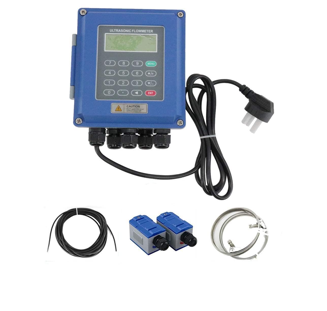 Ultrasonic Flow Meter,Portable Clamp on Flowmeter,Digital Ultrasonic Flow Meter,Digital Liquid Ultrasonic Flow Meter, DN15mm-DN6000mm,TM-1(DN50-DN700)